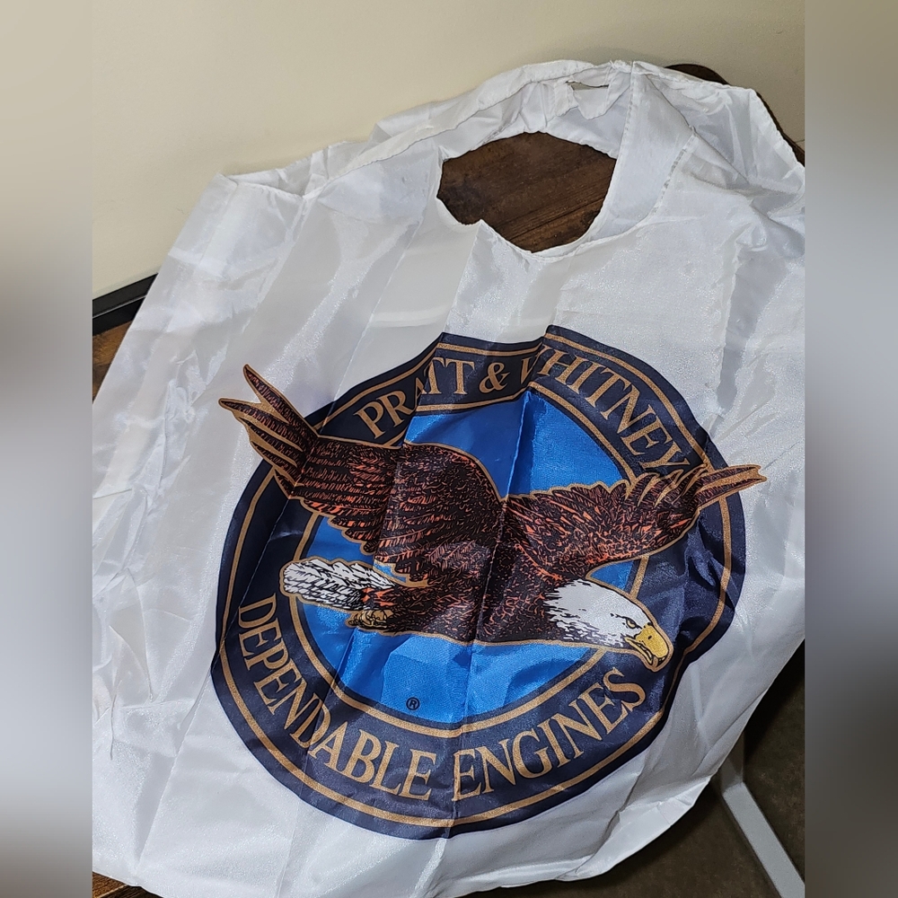 Pratt & Whitney‎ Reusable Shopping Bag Tote Carry Canada Engines Miltary Eagle